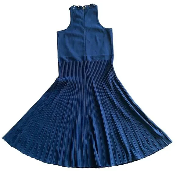 halter linen dress Linen Blend Asymmetric Halter Maxi Dress